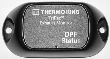 DPF Description DPF Exhaust Monitor The DPF Exhaust Monitor is typically mounted in the bunk area of the tractor.