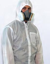 OVERALLS Protect clothes from paint, dust and damage with Norton overalls. DISPOSABLE OVERALL The light polypropylene fabric makes the painting overall breathable.