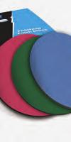 Ultra fine grits available 1500, 2000 & 3000 Colour coded discs Foam backing absorbs water and moulds to