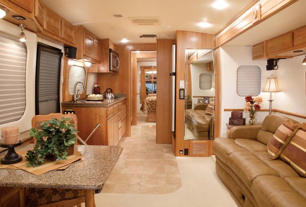 GC400 UL in Tawny Ridge/Natural Cherry Open the door to the Grand Sport Ultra s elegant, suite like accommodations.