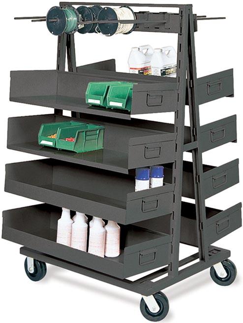 Heavy Duty A-Frames Heavy Duty A-Frame single- or double-sided units function as a portable handling system for sorting, storing