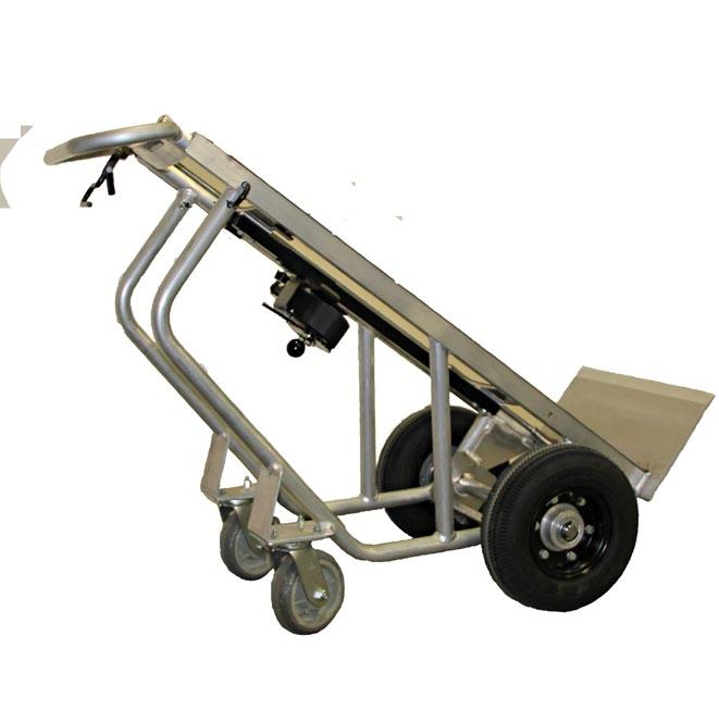 wall tube frame Balanced for maneuverability through congested areas Inside fork adjustment range measures 0-11 1 2" Rolls on 10" x 2.