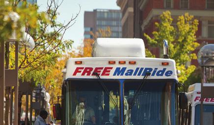16th Street Free MallRide Experience the sights and sounds of downtown Denver with RTD s Free MallRide. This shuttle bus travels between Union Station and Civic Center Station, stopping every block.