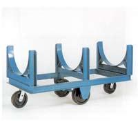 WHEEL TYPE & SIZE: Mold-On Rubber (5x2) Standard deck size - 30x30 CRADLE TRUCK