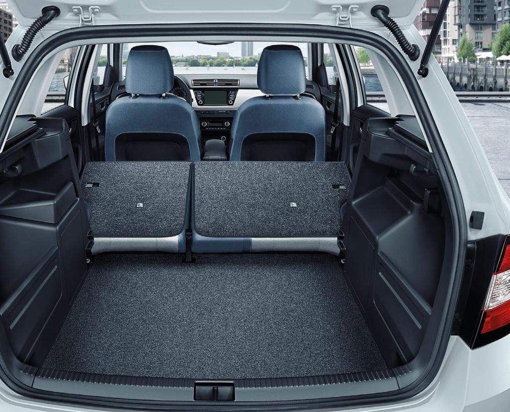 NO ROOM FOR COMPROMISE Generous space and ŠKODA have always gone hand in hand. The Fabia s no different.