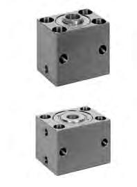 Hydraulic Clamping Systems Hydraulic hollow piston block style cylinder, single or double action Operating pressure max.