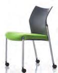 6 T117 Upholstered seat & back With castors No arms 284 290 306 326 368 374 403 432 533 590 1.1 2.