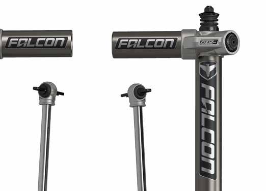The Falcon Series 3 Piggyback shocks are corner specific, built from the ground up, and deliver the best damping characteristics possible with fitment and function outlining the highest priorities.
