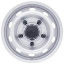 and Lug Nut Covers Optional: All (Fleet only) 6" Easy-To-Clean