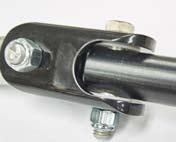 Demco Excalibar II Tow Bar Hardware Used: two 1/2 bolts, four 1/2 narrow rim poly washers and two 1/2 lock nuts 1.