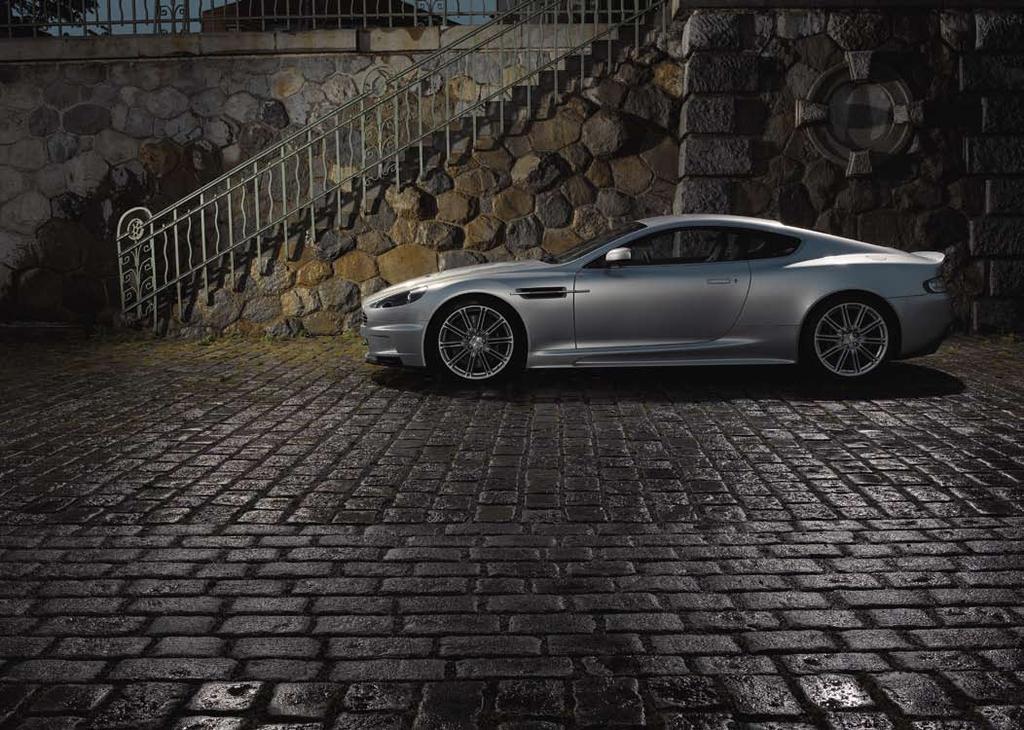 20 The design of the DBS conveys the car s enormous potential, with a seductive