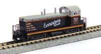 N SCALE x LOCOMOTIVES N EMD SW9/1200 - Standard DC Walthers PROTO N. Split frame mechanism, all-wheel drive and electrical pickup, 5-pole skew-wound motor and Micro-Trains couplers.