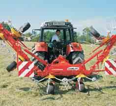 8-rotor tedder where sheer performance is in demand... The ultimate machine for demanding applications. You will look forward to working with this level of comfort.