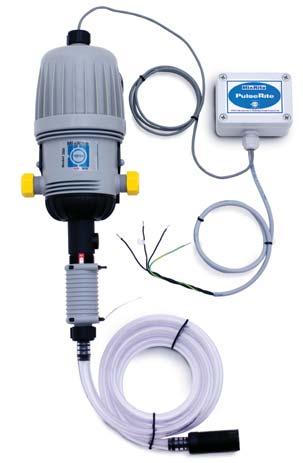 (9:1) PulseRite System Pulse transmiting system The system allows all common professional irrigation controllers to collect the data regarding the amount of fertilizer or additive injected by the