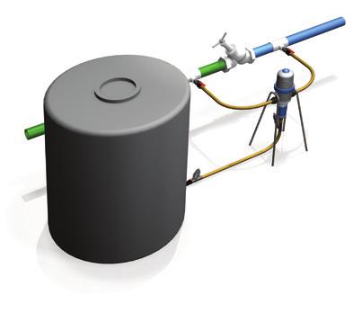 Typical installation DOSING PUMPS A typical double inline