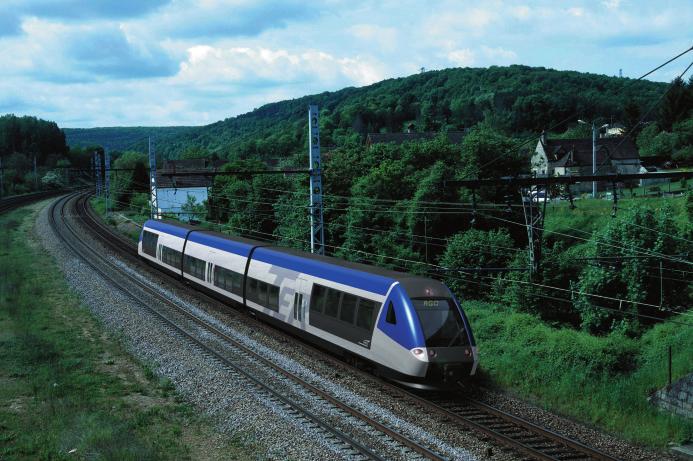 Autorail Grande Capacité The product family AGC offers numerous trainset configurations from two to four cars, a seating capacity from 120 seats up to 240 and a maximum speed from 140 to 160 km/h.
