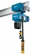 39250-2 39041 39085 39087-2 39164-3 Demag DC-Com chain hoist The universal basic chain hoist range with two hoist speeds as standard for normal loads weighing up to 2000 kg in normal applications.