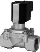 Model 8264 2-Way Brass Diaphragm Valve Ideal for Control of Neutral Gases and Liquids Zero Pressure Differential Interchangeable Click-On Coil Normally Open Optional Suitable for Vacuum Technical