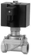 Model 8501 2-Way Brass Flat Piston Valve Ideal for Control of Neutral Gases and Liquids Hot Water & Steam Valves Available Operates at Zero Pressure Differential Manual Override Optional (3/4" - 2"