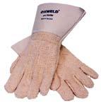 GLOVES Deluxe Arc Welding Glove (blue) Super-soft OXTANNED leather Gunn cut Wing thumb Fully welted Fourteen inch