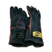reinforcing strap Fully lined Stays soft and flexible P/N 747F53 (Large) Red-Ox Arc Welding Glove (rust) Select side