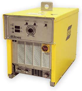 ESAB 653cvcc-se POWER SOURCE ESAB 653cvcc-SE Multi-process, three phase power sources designed for heavy duty industrial DC welding applications in the harshest environments Use for Mig, flux cored