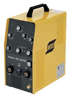 HELIARC 161 AC/DC POWER SOURCE Tig / Stick Power Sources Heliarc 161 AC/DC Square wave AC output gives superior welding with improved cleaning and lack of rectification AC wave balance control -