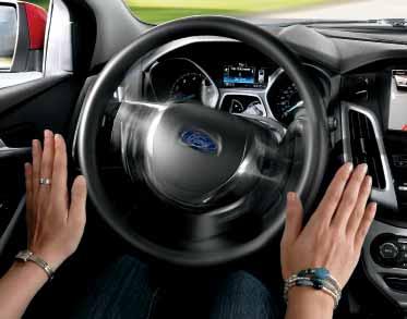 Then, take your hands off the wheel and Focus literally steers itself into place.