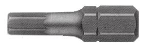 Bits for socket head (Hex int) screws C6,3 Drive - Metric unit Reference Footprint (H) Length (L) Code 30315/25