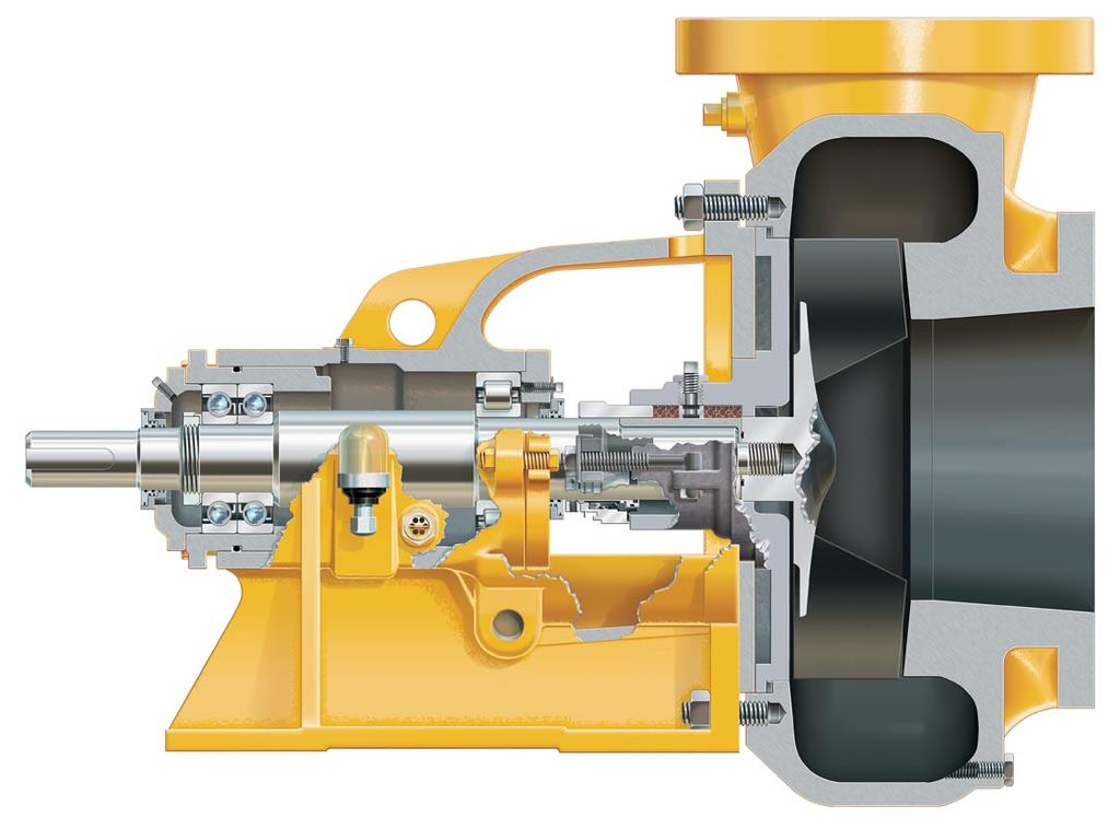System One Magnum Heavy-Duty Processs Slurry Pumps Construction Centrifugal and Vortex Construction Industry s finest slurry pumps featuring: Solid stainless steel shaft with L 3 /D ratio of 29 (1:1)