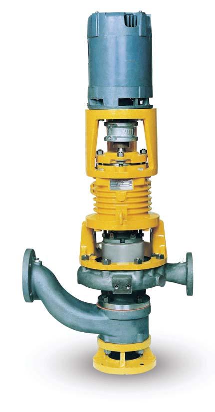 CERTIFIED I S O 9 1 Optional suction adaptor Allows standard ASME/ANSI pump to become an inline version.