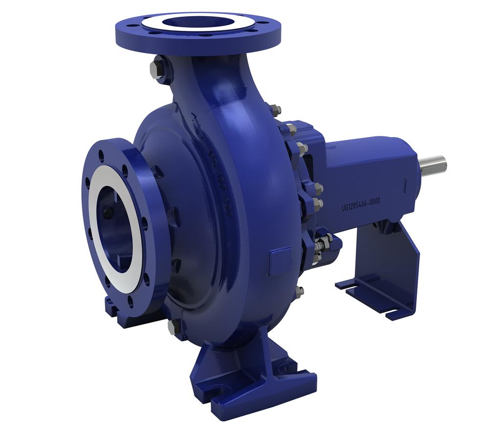 Centrifugal Pumps with Shaft Seal Etanorm Operating data Operating properties Characteristic Value Hz 60 Hz Flow rate Q m 3 /h] 6 7 Head H [m] 160 160 Fluid temperature T [ C] - to +1 Operating