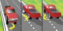 another lane. Do not overreact if you are cut off. Plan your emergency escape route before the emergency happens. Tell your teen to avoid driving in the blind spot of other drivers.