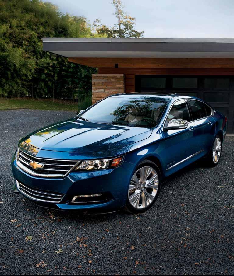 Impala Premier in Blue Velvet Metallic with available features. INDULGE YOURSELF IN AWARD-WINNING LUXURY. Impala doesn t just stand on its own with the world s leading premium sedans.