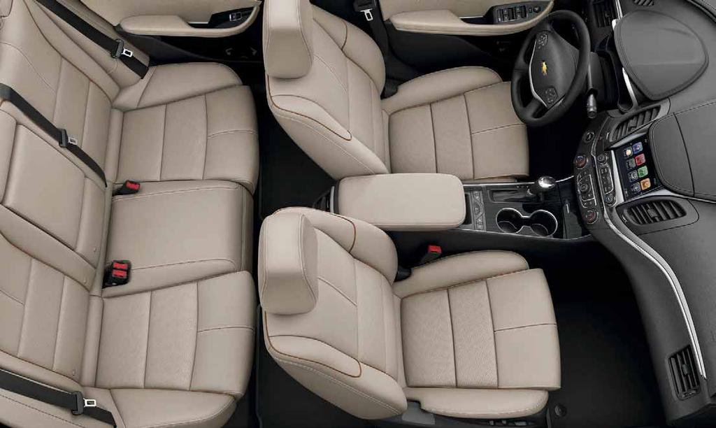 INTERIOR DESIGN Impala Premier interior in Jet Black/Light Wheat