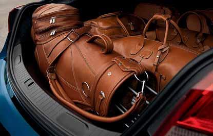 1. BRING IT ON. Carry everything from luggage to golf clubs with 18.8 cubic feet 1 of trunk space.