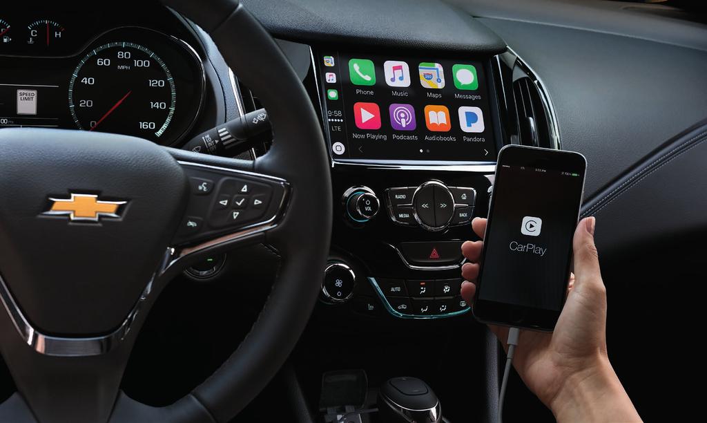 TECHNOLOGY 1 Vehicle user interface is a product of Apple and its terms and privacy statements apply. Requires compatible iphone and data plan rates apply. 2 Data plan rates apply.