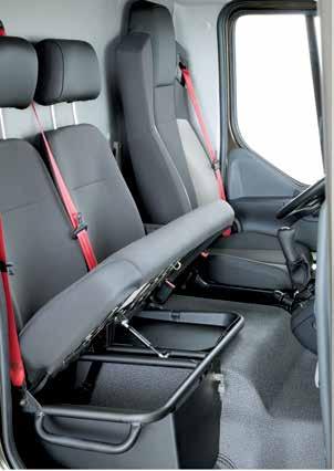 35% QUIETER INSIDE THE CAB STORAGE SPACE on the