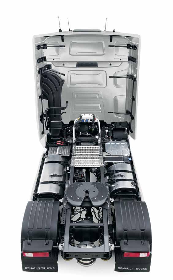 The chassis and cab have been reinforced to guarantee maximum reliability and durability.