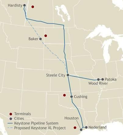 23 New Crude Oil Pipelines Both Dakota Access and Enbridge s Keystone XL have new life Govt. of Canada has approved KM s Trans Mountain pipeline twinning Govt.