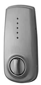 40 Inside thumb-turn only Includes cut resistant bolt Adjustable 2 3 8" - 2 3 4" (35-45mm) backset 23/4 31/8 45/8 13/1 Single Cylinder Deadbolt Single