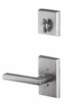 Expansion pack available for 2 1 4" thick doors Push-button privacy locking DB1-RC NI Nickel 0.
