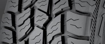 Courser AXTTM The Courser AXT is a true all-terrain tire that delivers a progressive 5-rib tread design, aggressive off-road capabilities, confident highway control and wear, and balanced all-season