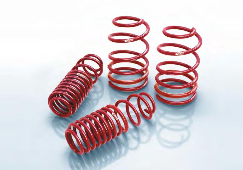 7 SPORTLINE Performance Springs (with ATTITUDE) THE FIRST STEP IN SUSPENSION PERFORMANCE Extreme Performance Meets Extreme Style Race-Car Like Handling Lower than our Pro-Kit Lowers Vehicle* 1.7" - 2.