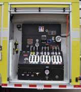 need close at hand during calls. Pump control panel locations can be either on the operator s, back, or curb side.