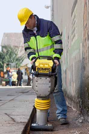 BT tampers Fatigue-free, accurate work thanks to easy handling and low handarm vibrations.
