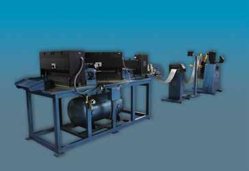A Rapid-Air cut-to-length machine with servo feed, or servo feed straightener (KBX100), is a real production booster for both long or short length stamping operations.