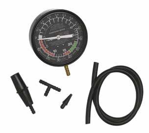 (125 x 305 x 35 mm) 100 psi (700 kpa) 2¾ in. (70 mm) diameter Bourdon tube gauge (readings indicated in psi and kpa) with manual pressure release, 15 in.