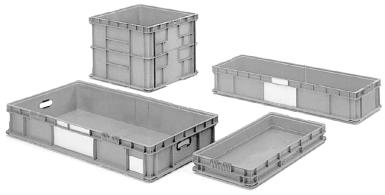 injection-molded StakPaks to meet your needs. Add length, width or height to an existing Stak-Pak to create a durable, returnable container to fit your application.