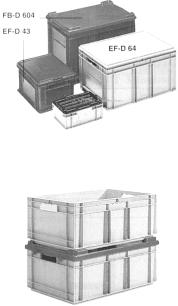 Euro-Fix EF Container Accessories Including Lids and Covers Call Ted Thorsen for more information about matching dollies.